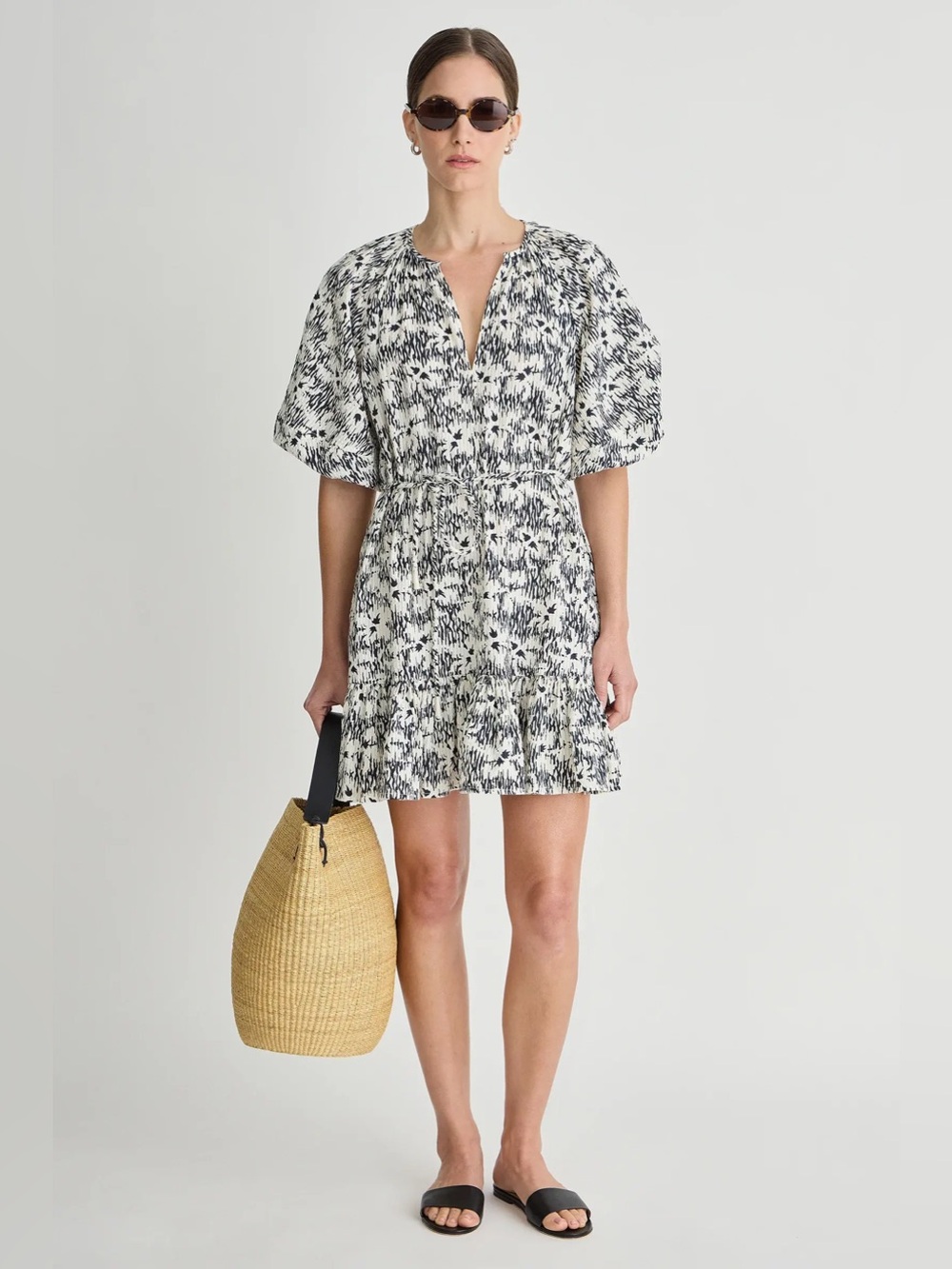 NWT Apiece Apart Textured Otillie Mini Tropical Midnight Size XL
